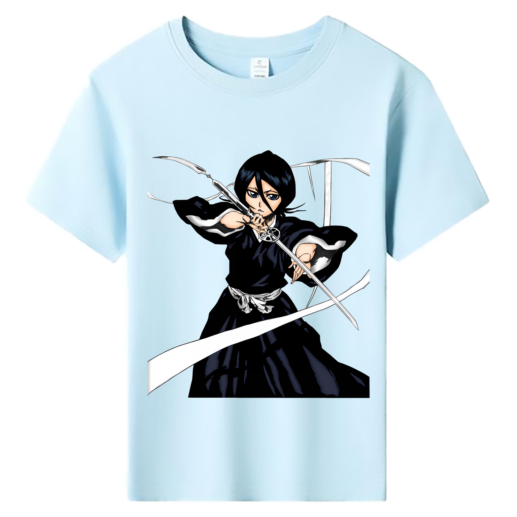 （画像用） ブリーチ 朽木ルキア BLEACH Kuchiki Rukia 綿100％キッズTシャツ（フロントプリント）